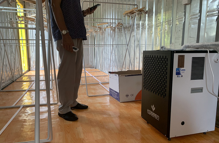 Lắp đặt m&aacute;y h&uacute;t ẩm tại C&ocirc;ng ty Cổ phần dược phẩm Tenamyd 