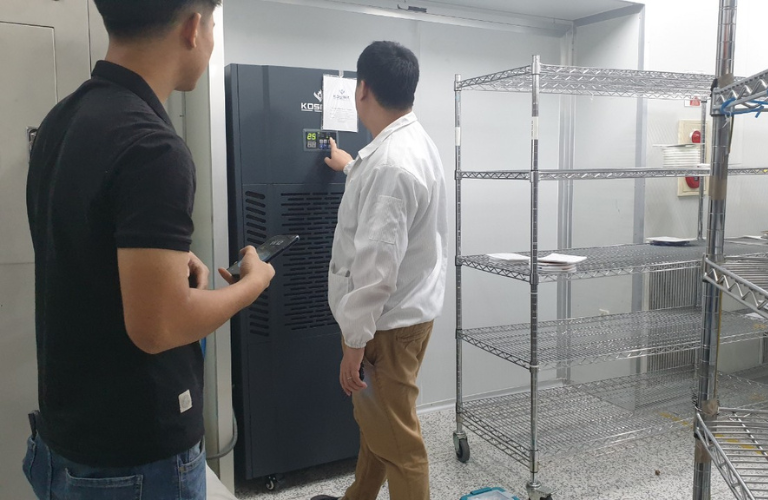 Dự án lắp đặt máy hút ẩm bảo quản linh kiện tại Công ty TNHH S-Mac Vina