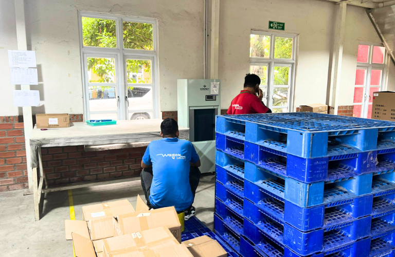 Dự án lắp đặt máy hút ẩm Kosmen để bảo quản vải và vật liệu vải tại Công ty TNHH Wagon