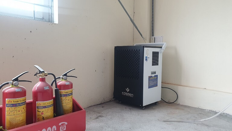 Lắp đặt máy hút ẩm công nghiệp Kosmen tại công ty Hương Phẩm West Coast