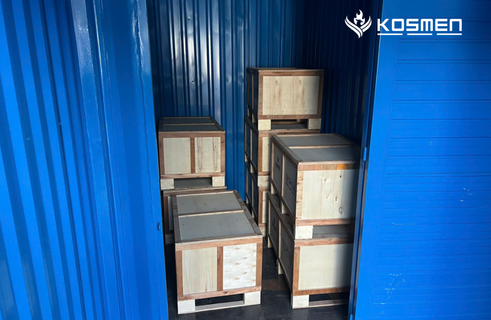 Lắp đặt m&aacute;y h&uacute;t ẩm treo trần Kosmen KM-66E tại kho tự quản An Ph&uacute; Park Sport