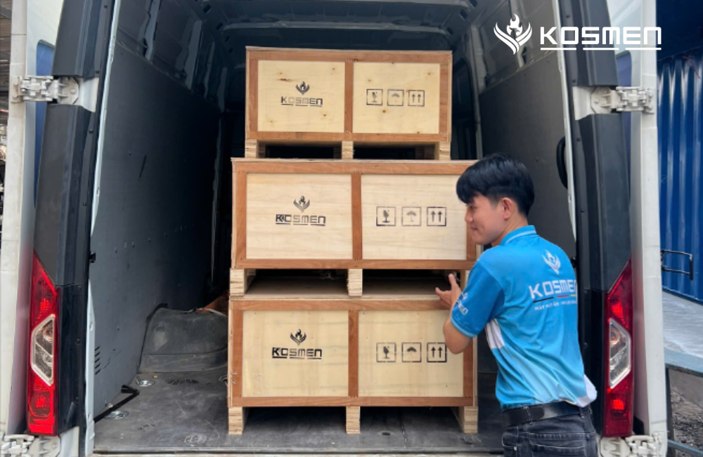 Lắp đặt m&aacute;y h&uacute;t ẩm treo trần Kosmen KM-66E tại kho tự quản An Ph&uacute; Park Sport