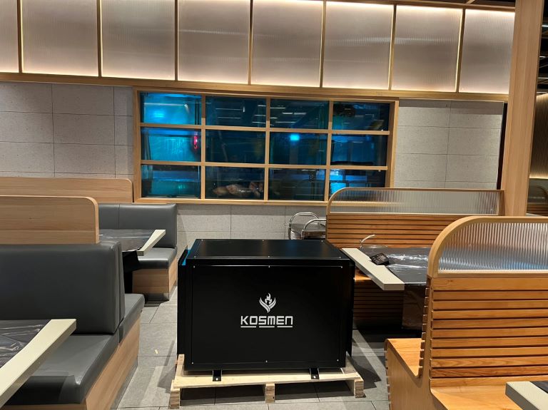 Lắp đặt máy hút ẩm treo trần tại nhà hàng