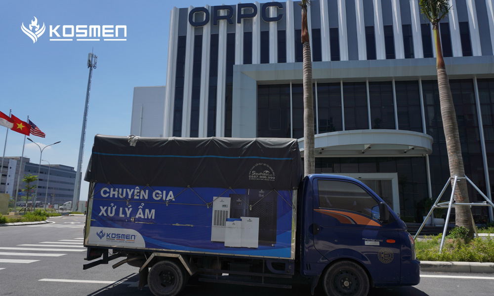 Lắp đặt máy hút ẩm tại công ty TNHH ORCP Việt Nam