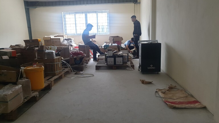 Lắp đặt máy hút ẩm công nghiệp Kosmen tại công ty Hương Phẩm West Coast