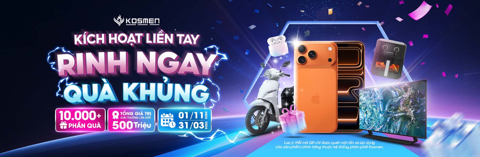 Kích Hoạt Liền Tay - Rinh Ngay Quà Khủng