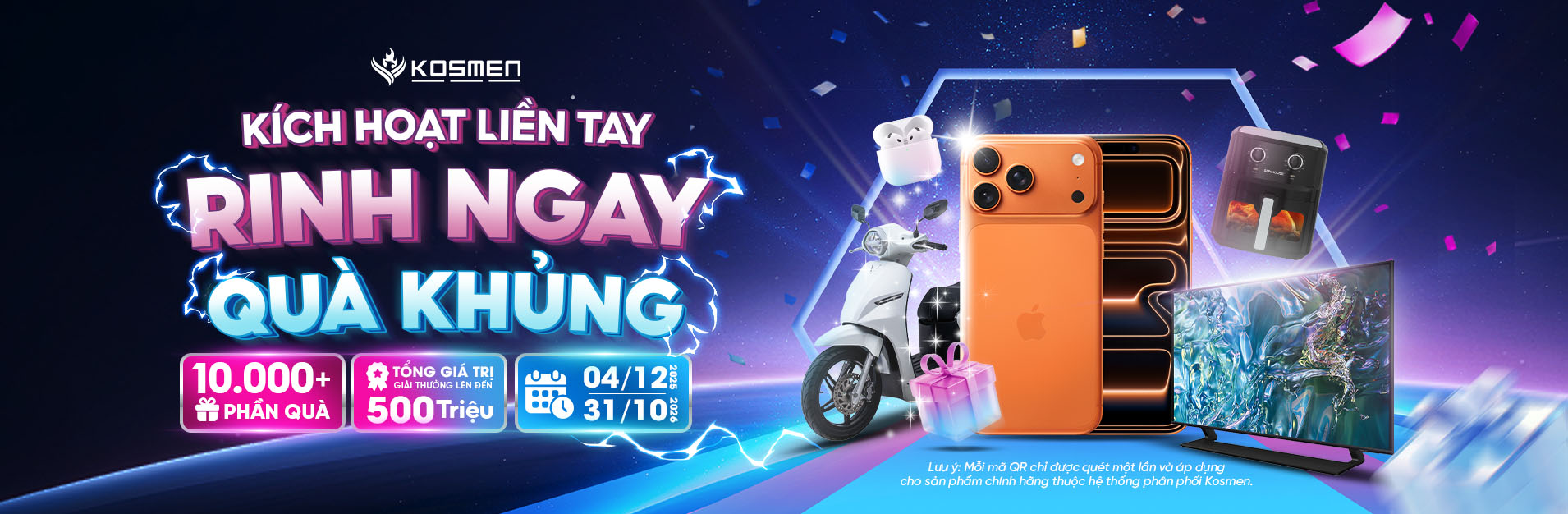 Kích Hoạt Liền Tay - Rinh Ngay Quà Khủng