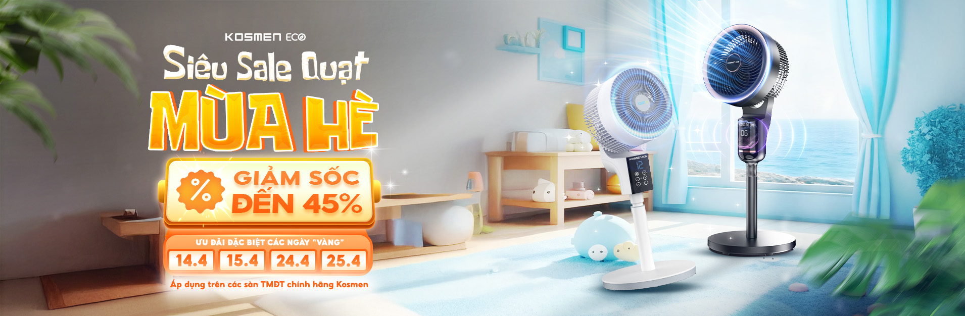 Ưu Đãi Khuyến Mãi Hè Săn Sale Cùng Kosmen