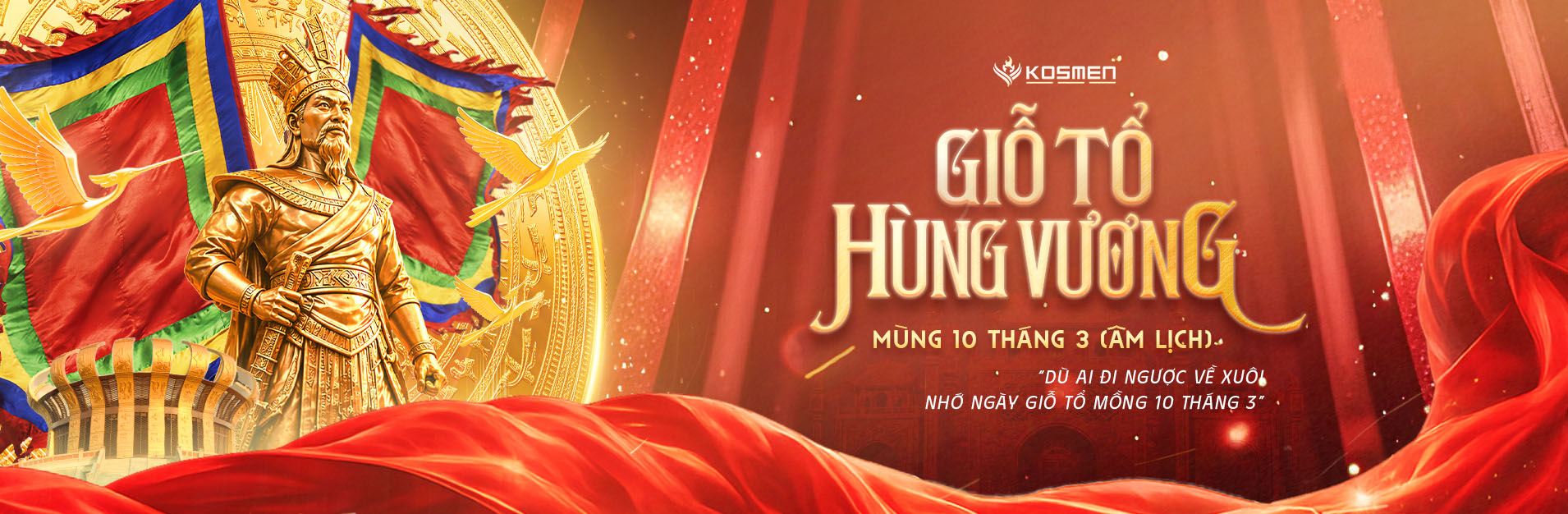 Kosmen Chúc Mừng Giỗ Tổ Hùng Vương 2026