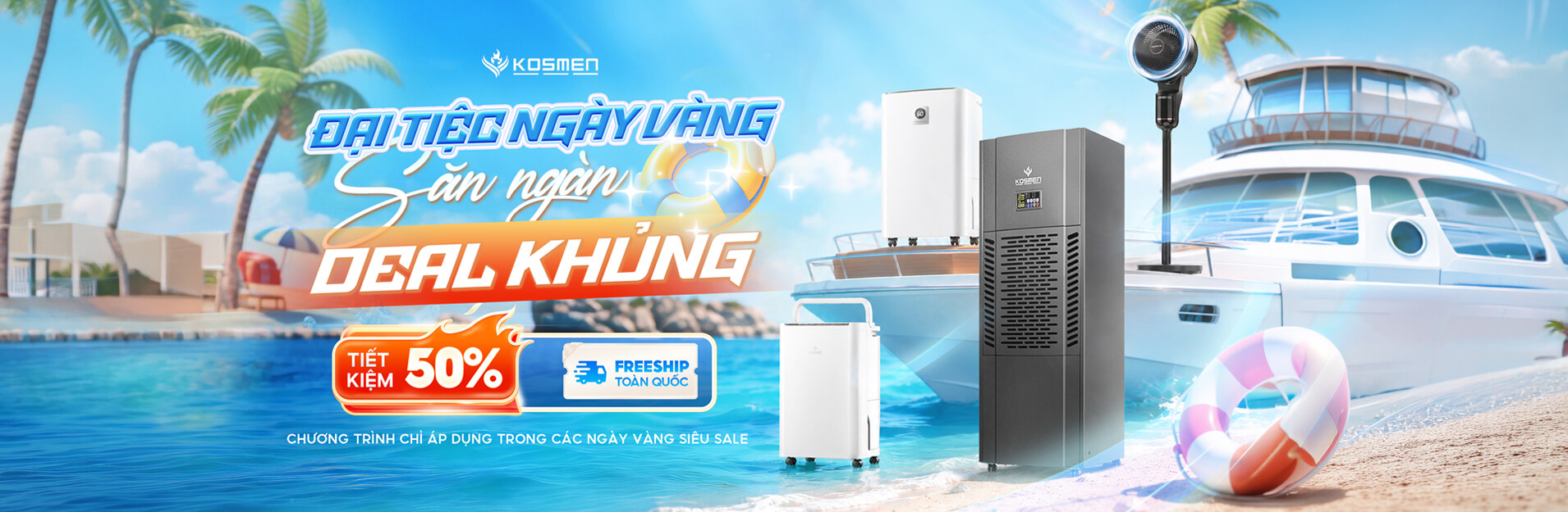 Săn Ưu Đãi Tháng 7 Cùng Kosmen