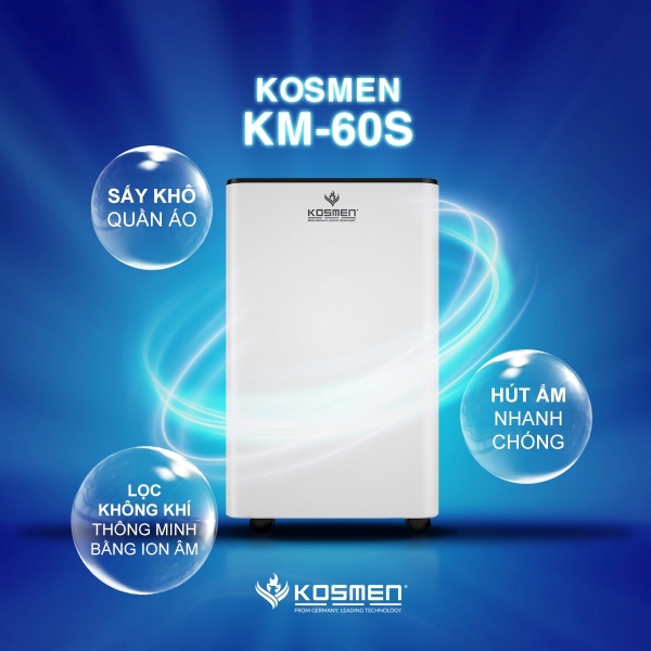 M&aacute;y h&uacute;t ẩm Kosmen được t&iacute;ch hợp nhiều t&iacute;nh năng hiện đại v&agrave; tiện &iacute;ch