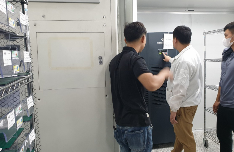 Dự án lắp đặt máy hút ẩm bảo quản linh kiện tại Công ty TNHH S-Mac Vina