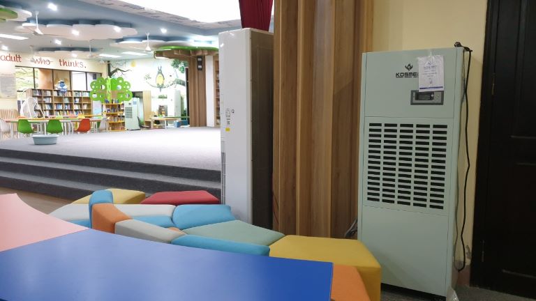Dự án lắp đặt máy hút ẩm Kosmen để xử lý ẩm tại thư viện tỉnh Bắc Ninh