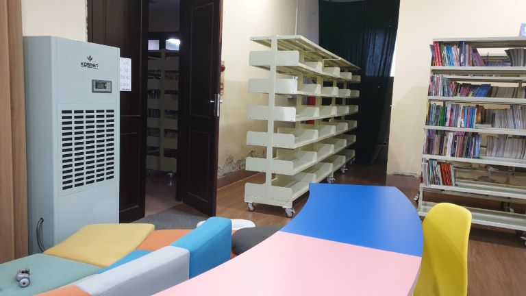 Dự án lắp đặt máy hút ẩm Kosmen để xử lý ẩm tại thư viện tỉnh Bắc Ninh