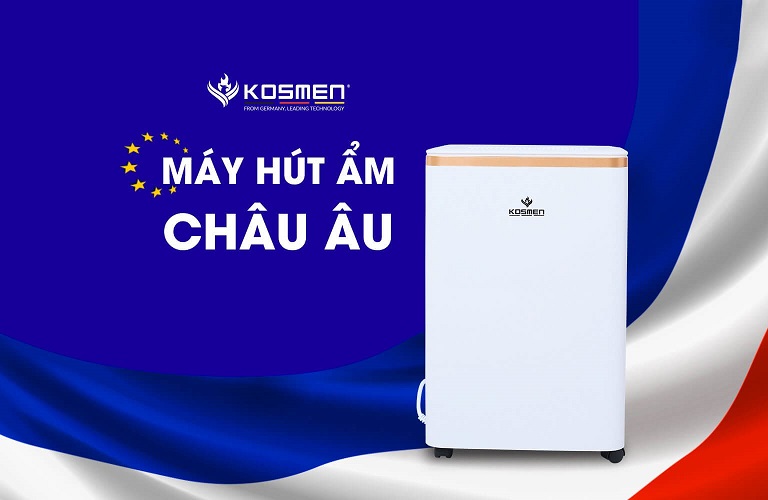 Máy hút ẩm châu Âu giữ vững vị thế với công nghệ tối tân và nhiều tính năng tiện ích