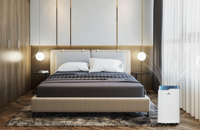 Bạn có thể hoàn toàn an tâm khi sử dụng máy hút ẩm trong phòng ngủ