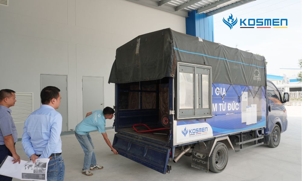 Lắp đặt 2 máy hút ẩm công nghiêp Kosmen KM-150S và Kosmen Km-180S bảo quản thiết bị dây đẫn điẹn