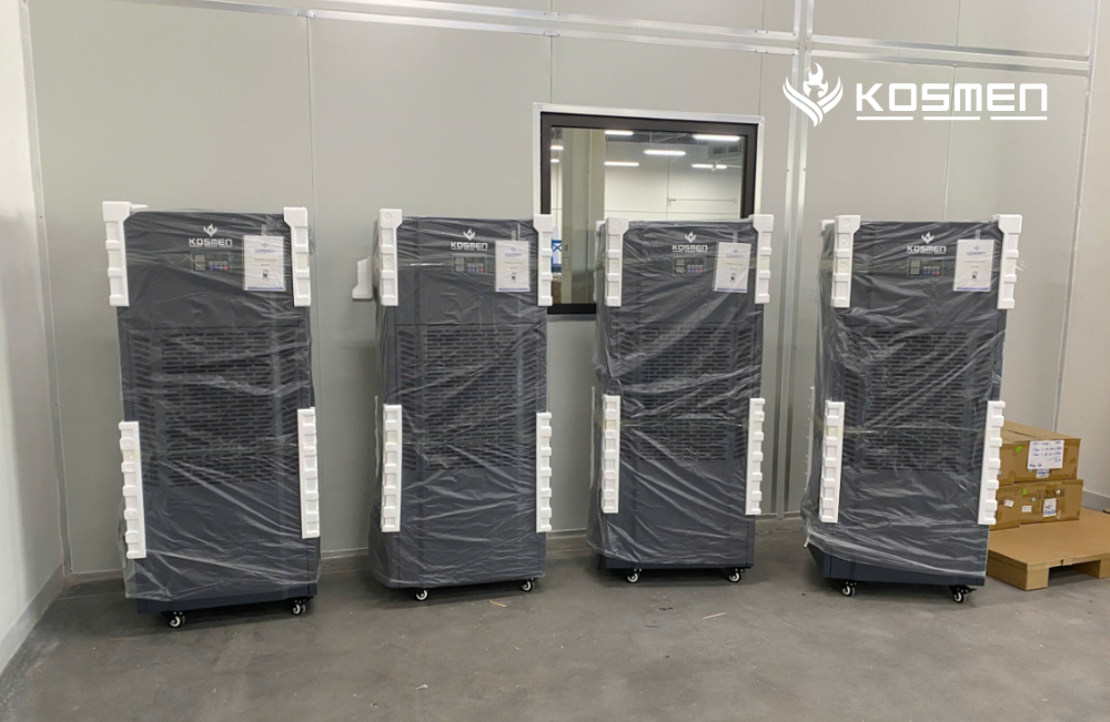 Máy hút ẩm Kosmen KM-250S bảo quản linh kiện kim loại, linh kiện dùng cho ô tô