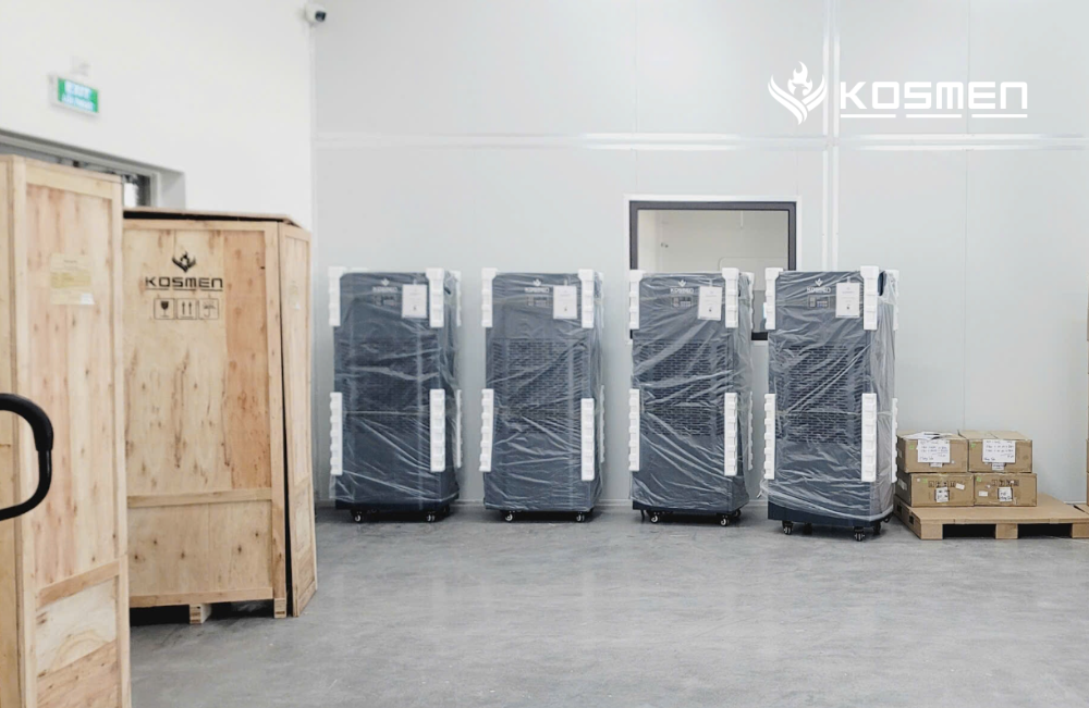 Máy hút ẩm Kosmen KM-250S bảo quản linh kiện kim loại, linh kiện dùng cho ô tô