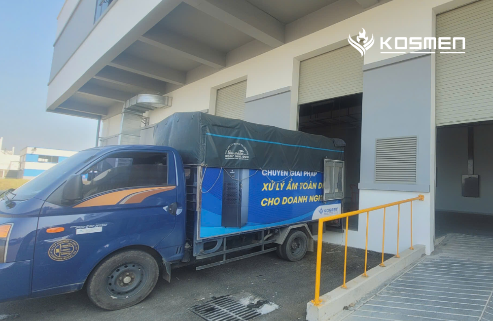 Máy hút ẩm Kosmen KM-250S bảo quản linh kiện kim loại, linh kiện dùng cho ô tô