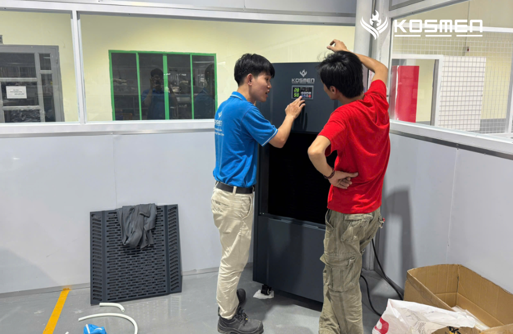 M&aacute;y h&uacute;t ẩm c&ocirc;ng nghiệp Kosmen KM-250S kiểm so&aacute;t ẩm ph&ograve;ng đ&oacute;ng g&oacute;i