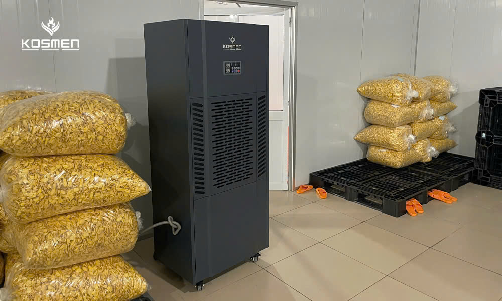 Máy hút ẩm công nghiệp Kosmen KM-480S hút ẩm mạnh mẽ, hoạt động bền bỉ