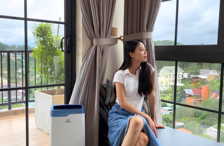 Máy hút ẩm tích hợp chức năng lọc không khí, bảo vệ sức khỏe