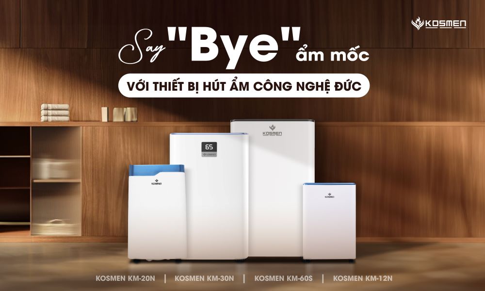 Máy hút ẩm Kosmen - Giải pháp hút ẩm thông minh được nhiều người dùng tại Hà Nam lựa chọn
