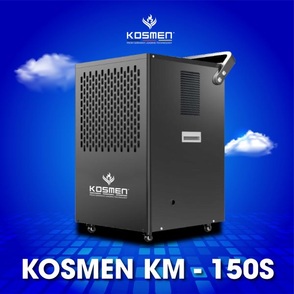 Máy giảm độ ẩm công nghiệp Kosmen KM-150S ứng dụng trong công tác bảo quản trang thiết bị cũng như nguyên liệu, thành phẩm trong nhiều lĩnh vực