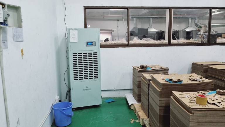 Máy hút ẩm Kosmen KM-180S đáp ứng yêu cầu kiểm soát độ ẩm khắt khe trong khu công nghiệp