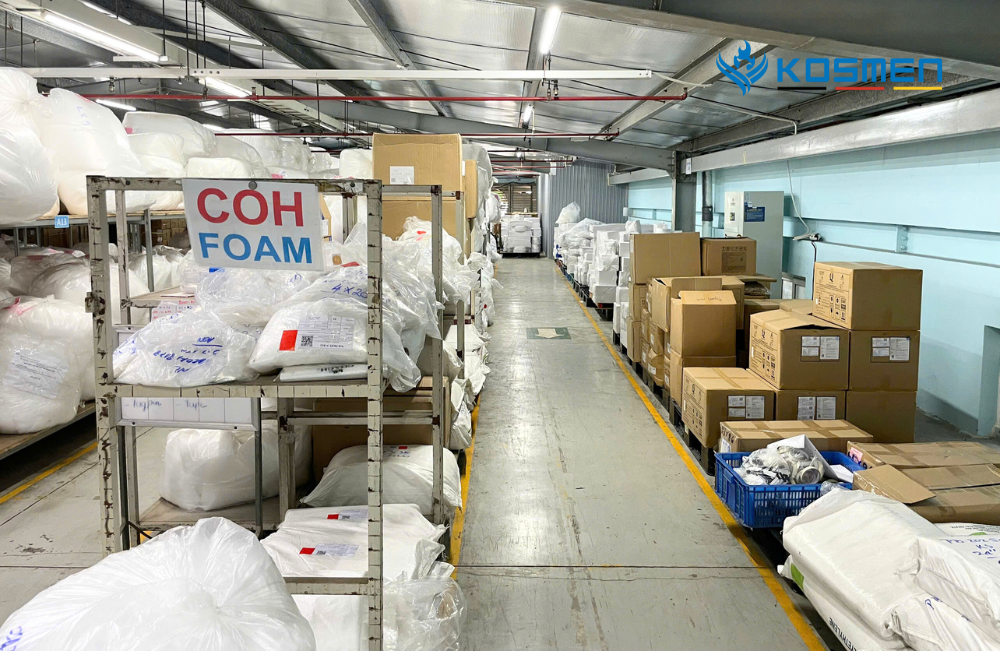 Dự án lắp đặt máy hút ẩm công nghiệp Kosmen bảo quản bao bì giấy