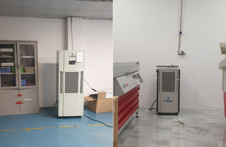Dự án lắp đặt máy hút ẩm để bảo quản máy in trong phòng in ấn