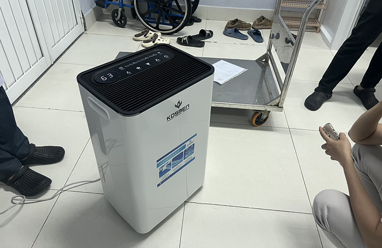 Ứng dụng máy hút ẩm Kosmen tại Bệnh viện huyện Bình Chánh