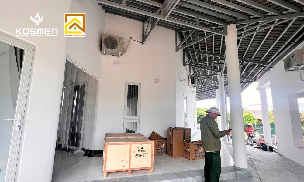 Giao m&aacute;y v&agrave; tiến h&agrave;nh lắp đặt, b&agrave;n giao cho ph&ograve;ng thiền tại T&acirc;y Ninh