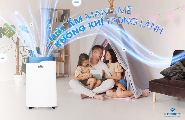 Máy hút ẩm bảo vệ nội thất không lo ẩm mốc
