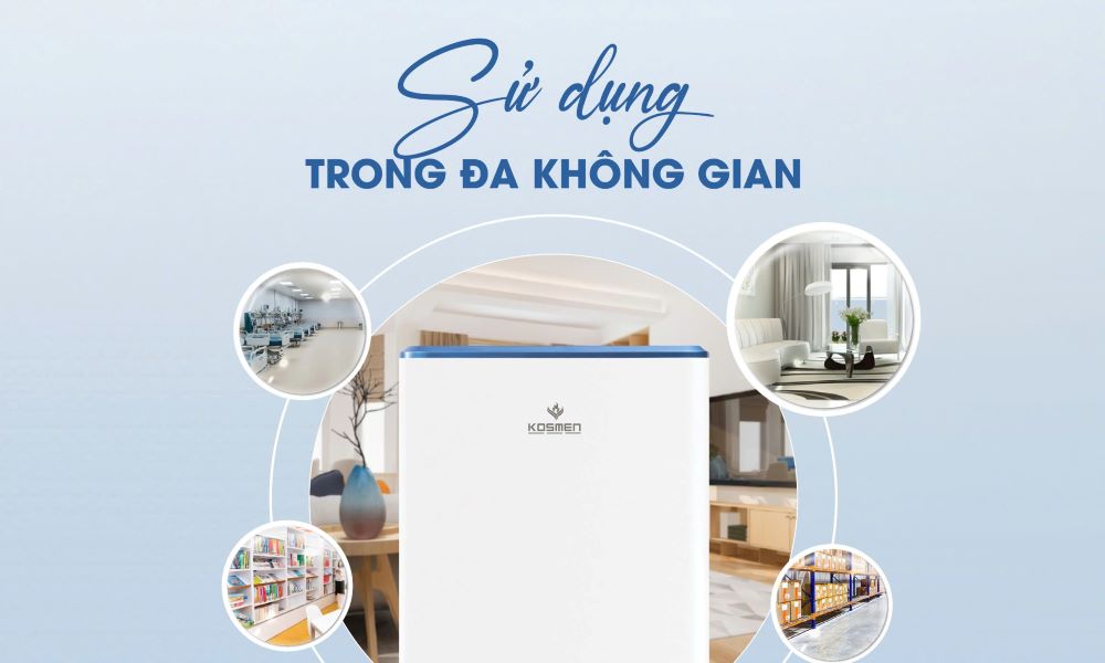 Máy hút ẩm Kosmen KM-12N là sự lựa chọn hoàn hảo cho không gian dưới 40m2
