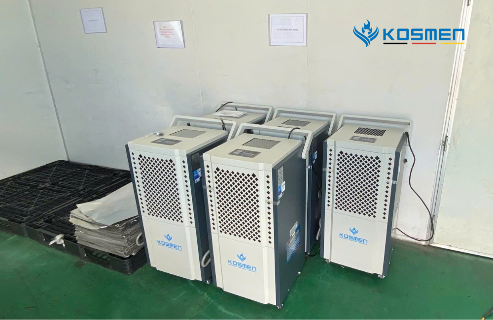 Lắp đặt máy hút ẩm bảo quản linh kiện điện tử tại Vĩnh Phúc
