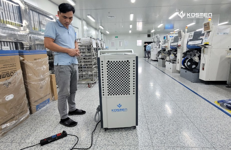 Dự án lắp đặt máy hút ẩm Kosmen để bảo quản linh kiện điện tử