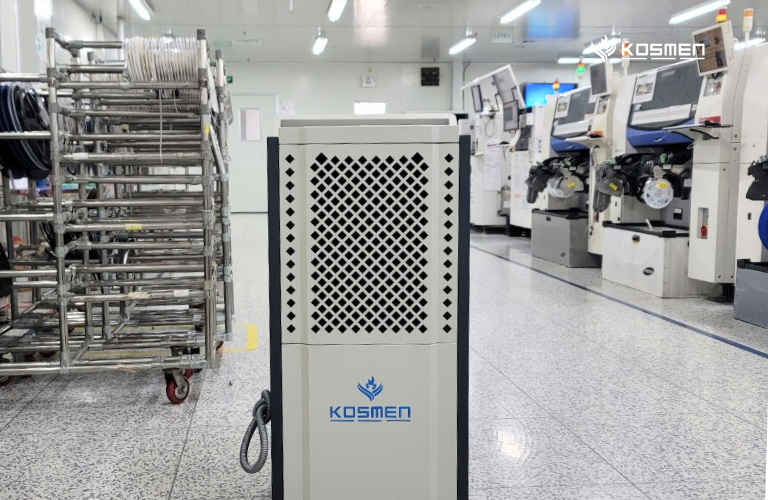 Dự án lắp đặt máy hút ẩm để bảo quản linh kiện điện tử