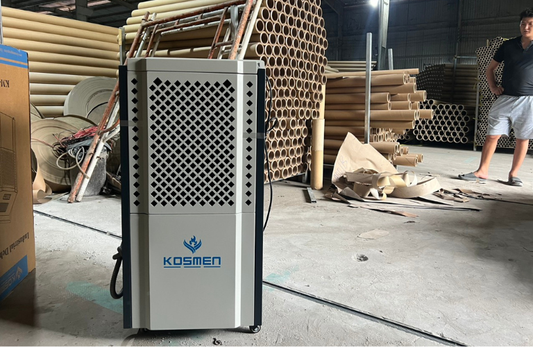 Dự &aacute;n lắp đặt m&aacute;y h&uacute;t ẩm Kosmen KM-150S tại c&ocirc;ng ty TNHH sản xuất ống giấy c&ocirc;ng nghiệp Bảo Ch&acirc;u