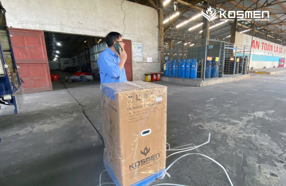 Máy hút ẩm Kosmen KM-150S bảo quản nguyên liệu, sản phẩm sắt thép