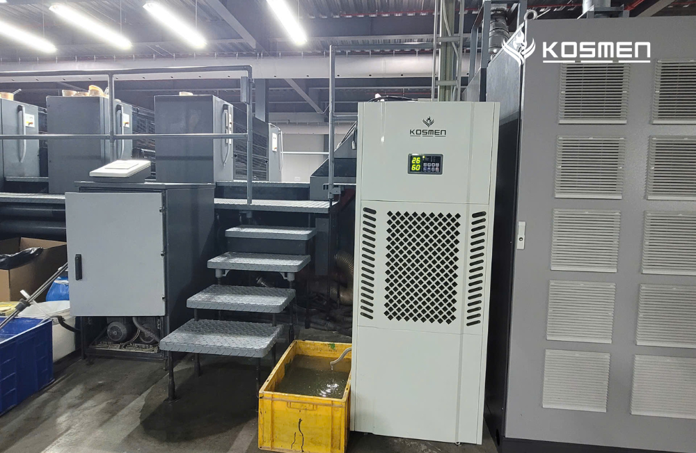 Lắp đặt máy hút ẩm để bảo quản bao bì giấy tại Hưng Yên