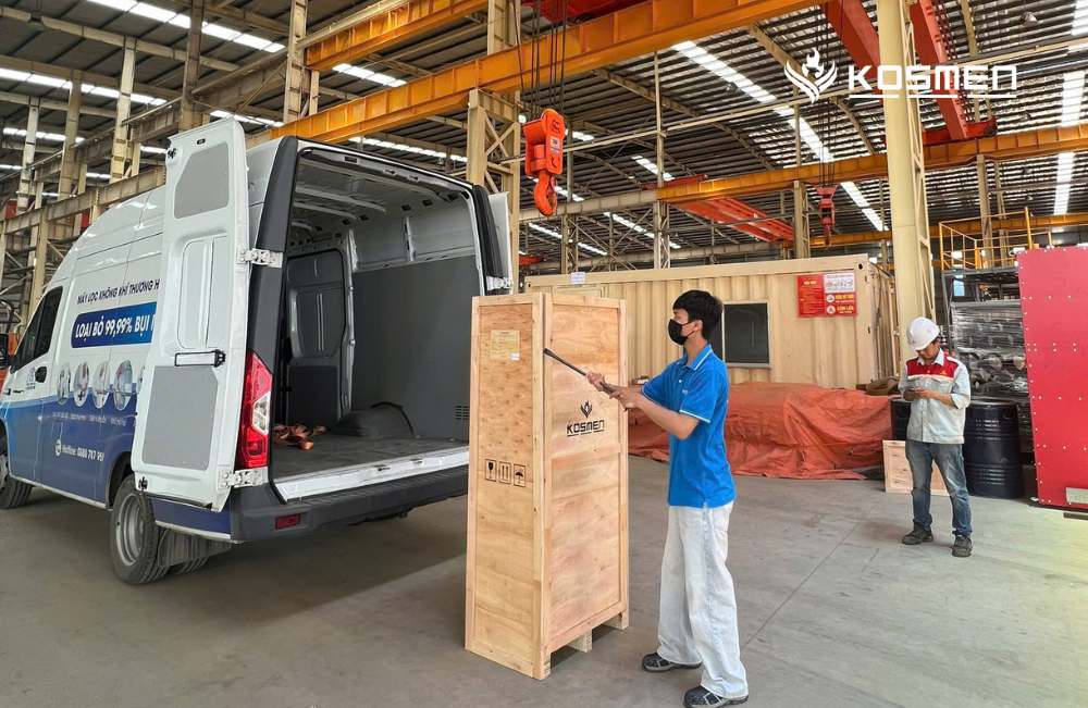 Dự án lắp đặt máy hút ẩm Kosmen KM-180S để bảo quản lò xo, linh kiện