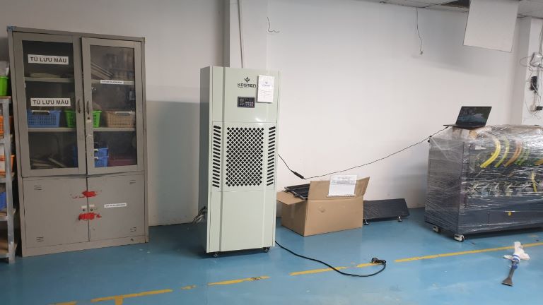 Dự án lắp đặt máy hút ẩm để bảo quản máy in trong phòng in ấn
