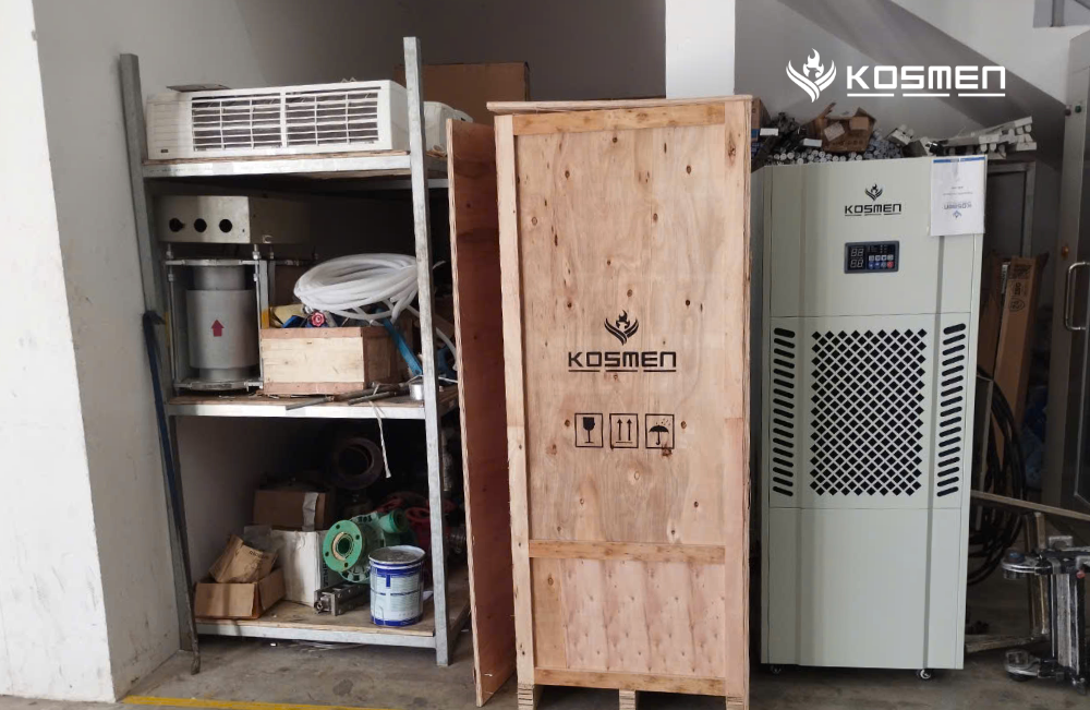 Lắp đặt máy hút ẩm để bảo quản máy móc, vật liệu tại khu công nghiệp