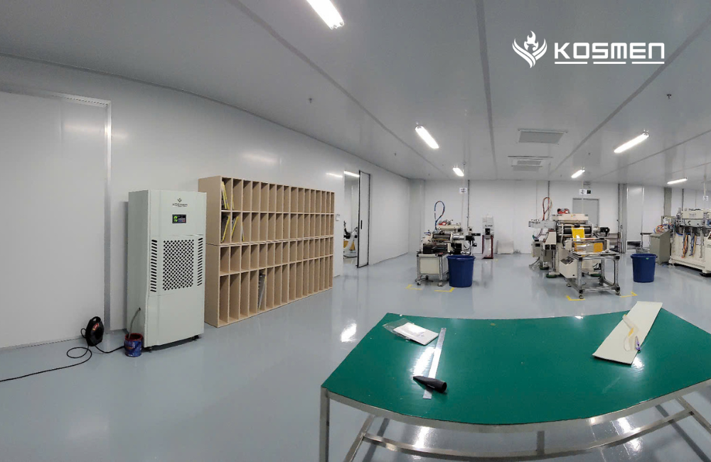 Dự án lắp đặt máy hút ẩm Kosmen KM-180S để bảo quản phụ tùng, máy móc