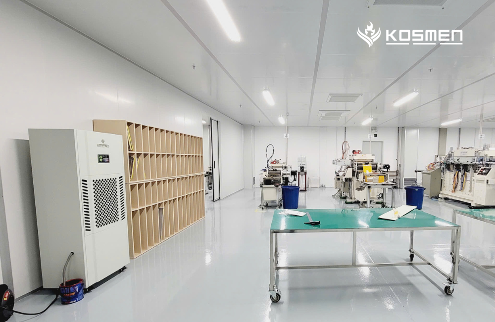 Lắp đặt máy hút ẩm bảo quản phụ tùng, máy móc tại Vĩnh Phúc