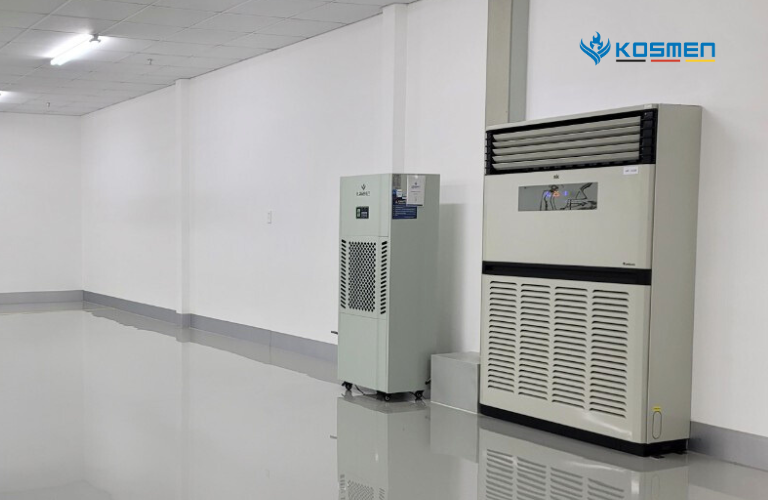 Dự án lắp đặt máy hút ẩm Kosmen KM-180S để bảo quản dây cáp, thiết bị điện
