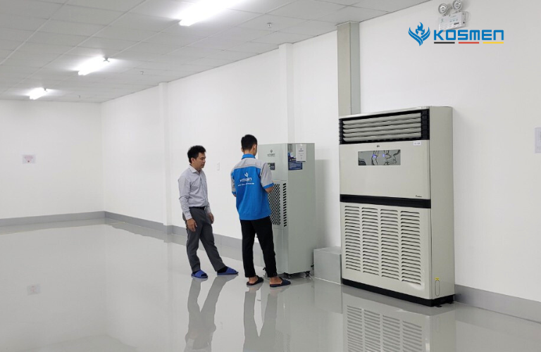 Dự án lắp đặt máy hút ẩm Kosmen KM-180S để bảo quản dây cáp, thiết bị điện