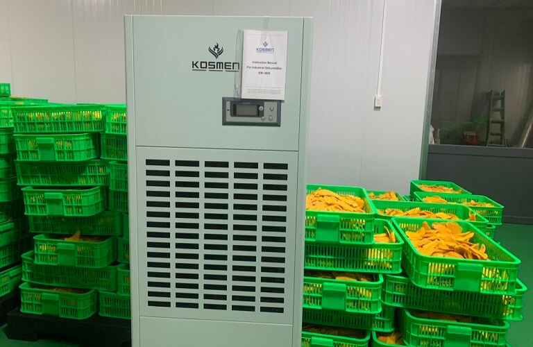 M&aacute;y h&uacute;t ẩm c&ocirc;ng nghiệp Kosmen KM-180S sấy xo&agrave;i dẻo